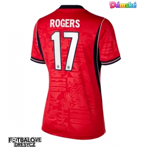 Anglie Morgan Rogers #17 Dámské Venkovní Dres MS 2026 Krátký Rukáv